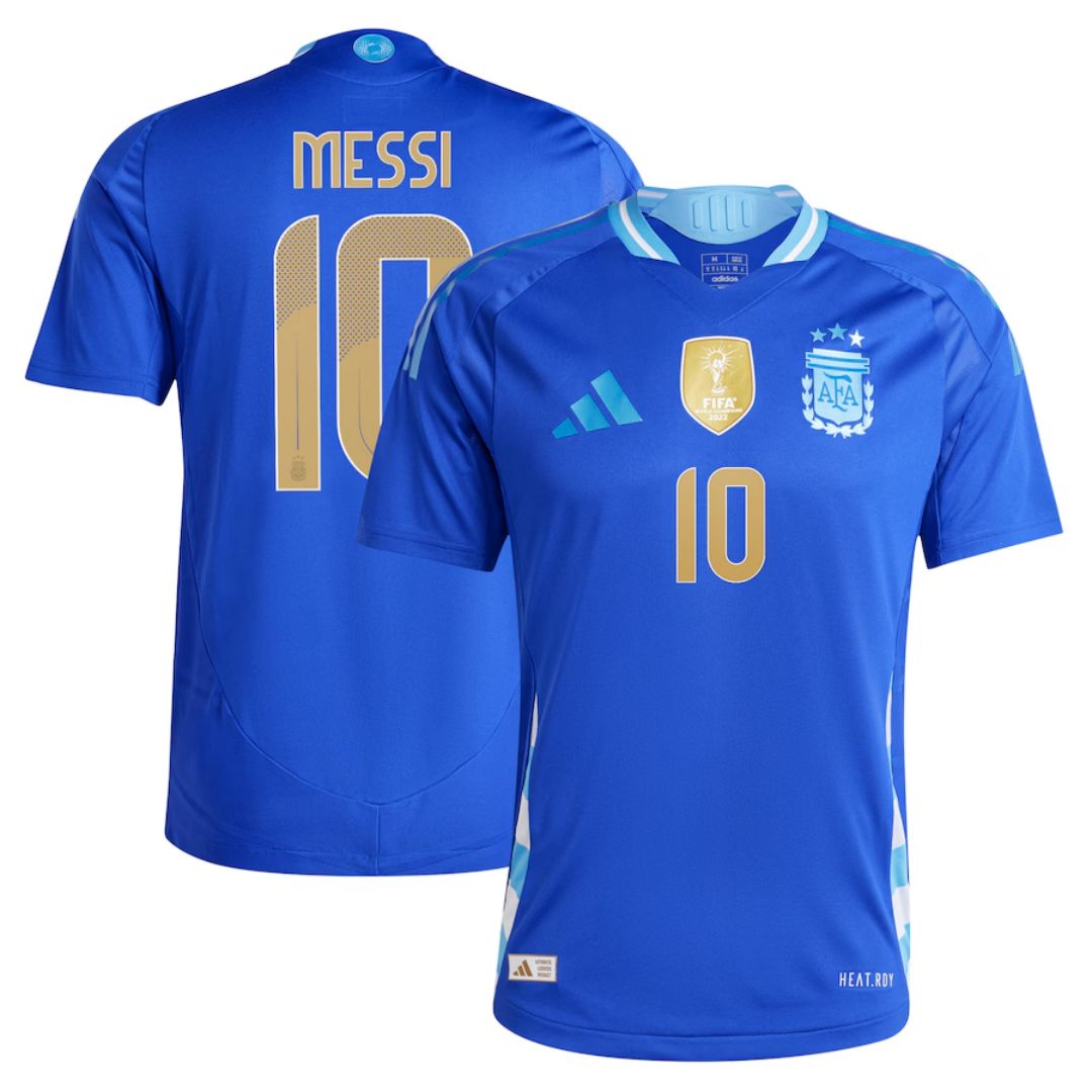Messi #10 Argentina Away Jersey Player Version Copa America 2024 - Reps Jerseys