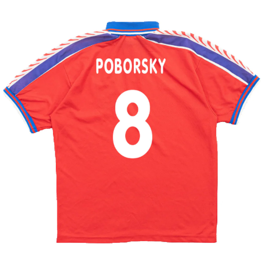 Poborsky #8 Czech Republic Home Jersey 1996/98 - Reps Jerseys