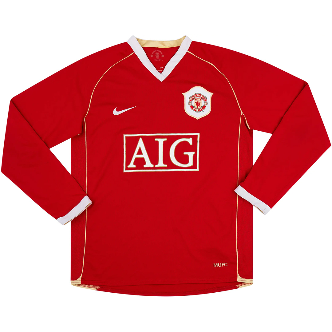 Manchester United Retro Jersey Long Sleeve Home 2006/07 - Reps Jerseys