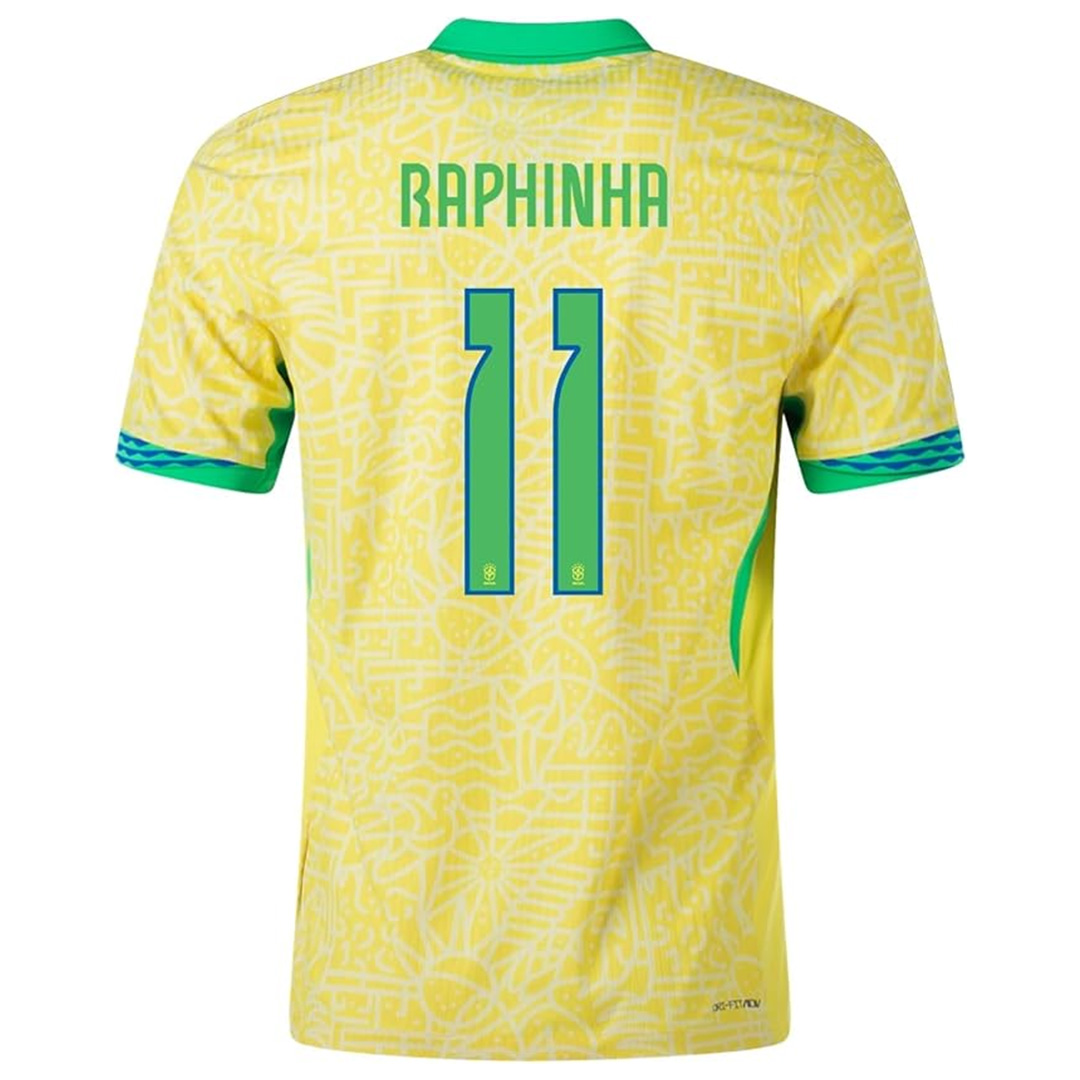 [Super Replica] RAPHINHA #11 Brazil Home Jersey Copa America 2024 - Reps Jerseys