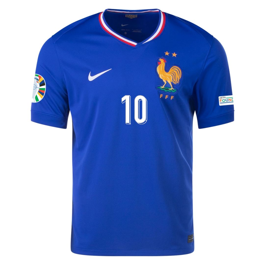 [Super Replica] MBAPPE #10 France Home Jersey Euro 2024 - Reps Jerseys