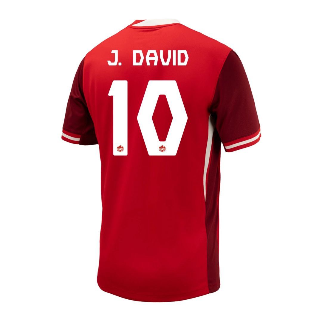 J. DAVID #10 Canada Home Jersey Copa America 2024 - Reps Jerseys