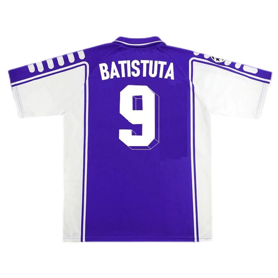 BATISTUTA #9 Fiorentina Home Jersey 1999/00 - Reps Jerseys