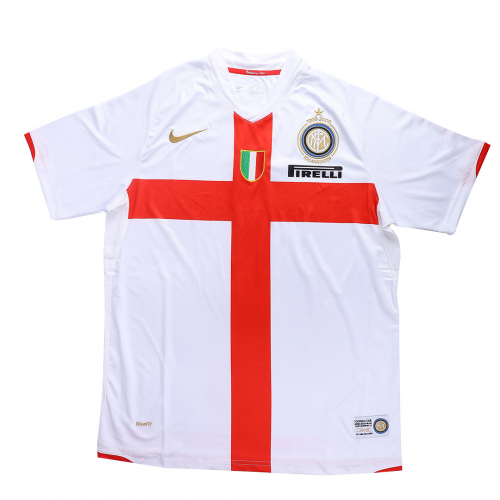 Figo #7 Retro Inter Milan 100th Anniversary Away Jersey 2007/08 - Reps Jerseys