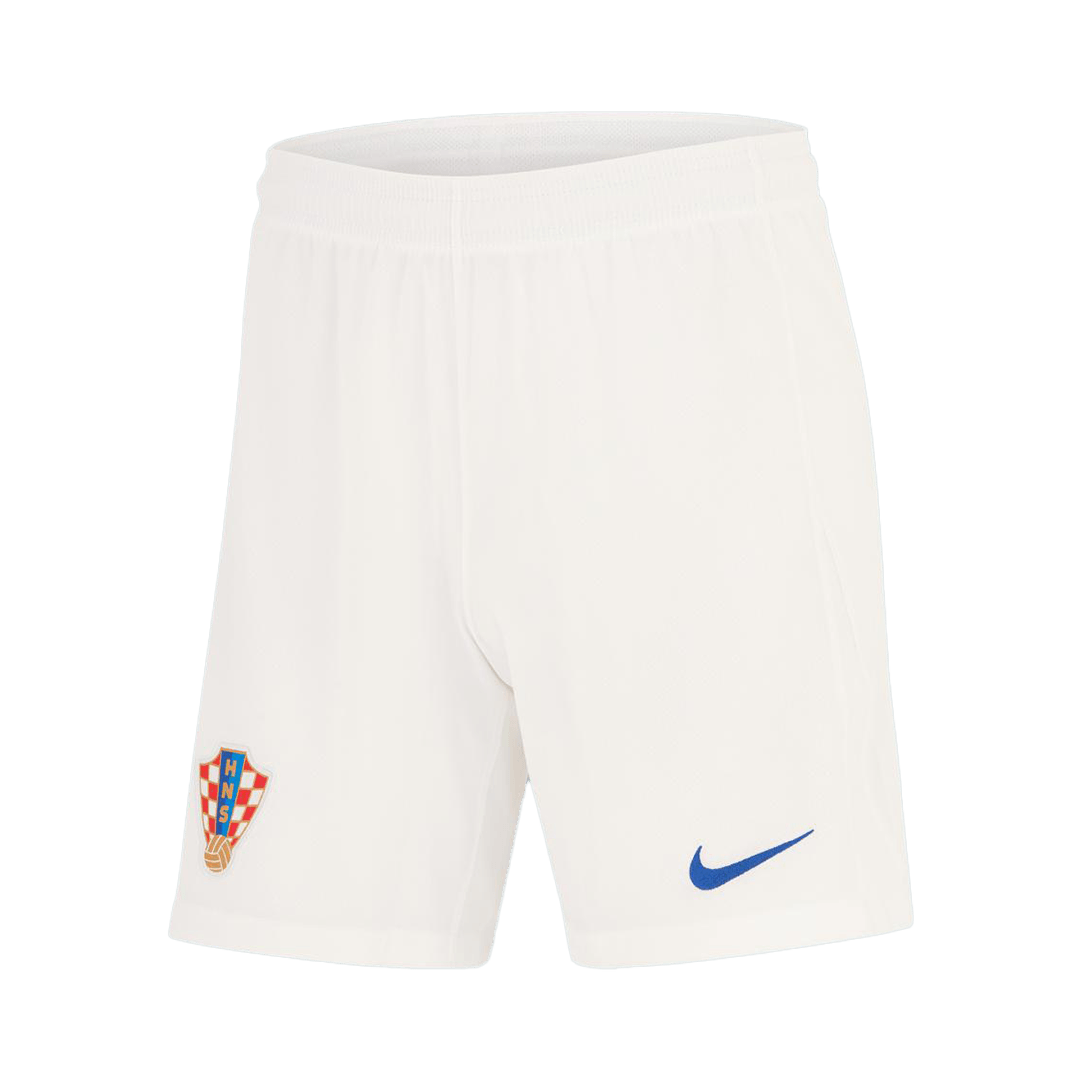 Croatia Home Soccer Shorts Euro 2024 - Reps Jerseys