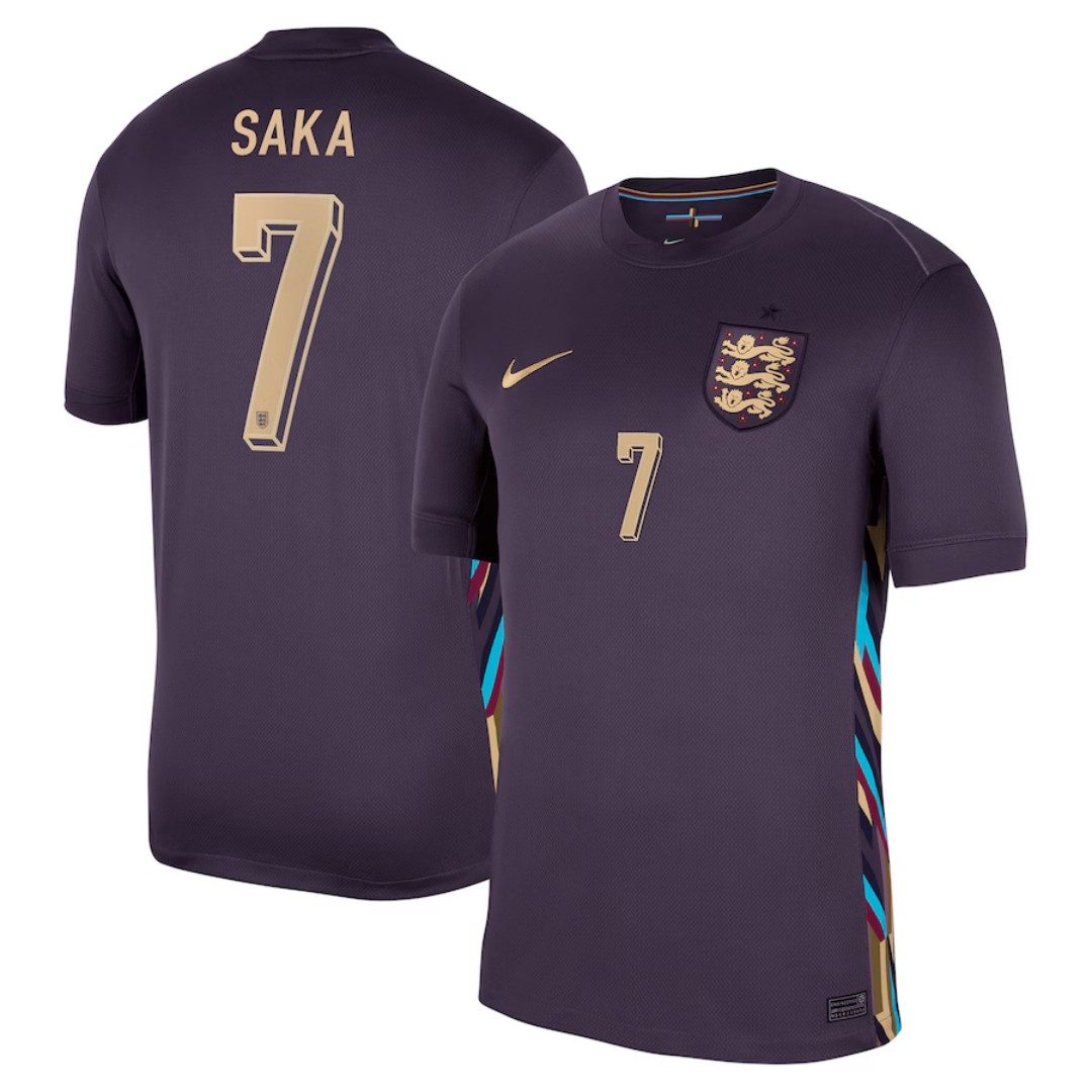 [Super Replica] SAKA #7 England Away Jersey 2024 - Reps Jerseys