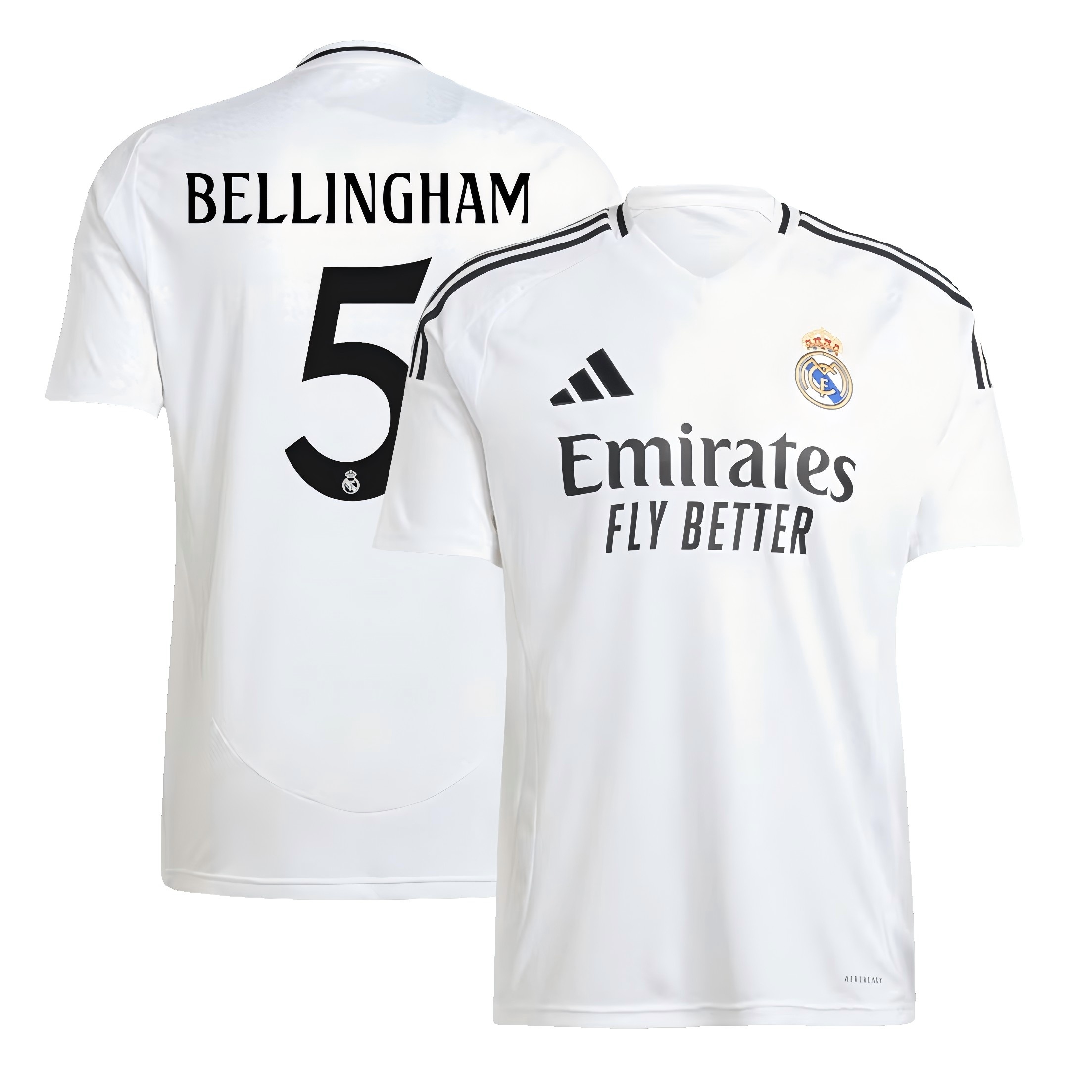 [Super Replica] BELLINGHAM #5 Real Madrid Home Jersey 2024/25 - Reps Jerseys
