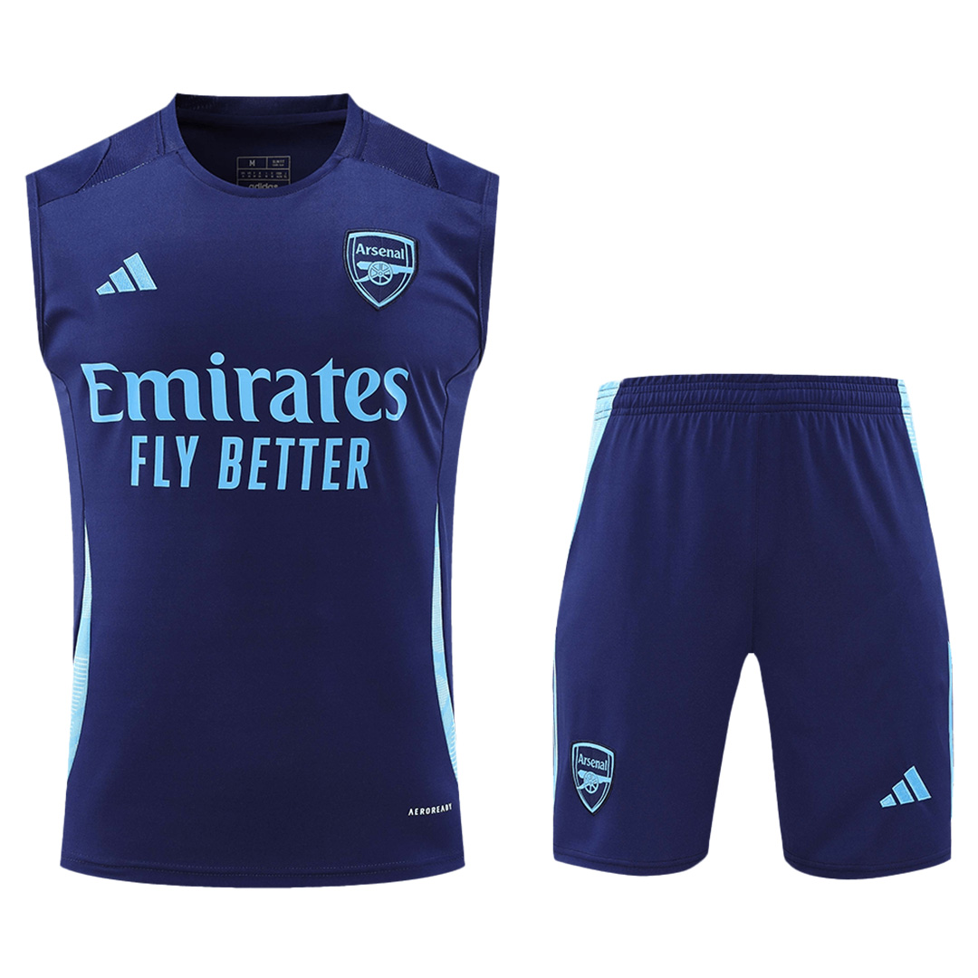 Arsenal Pre-Match Vest Kit(Jersey+Shorts) 2024/25 - Reps Jerseys