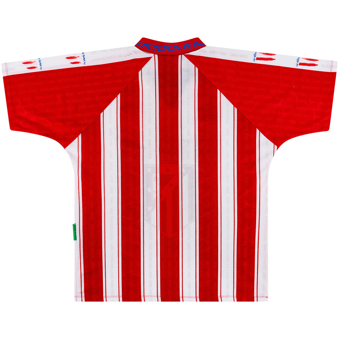 Retro Atletico Madrid Home Jersey 1995/96 - Reps Jerseys