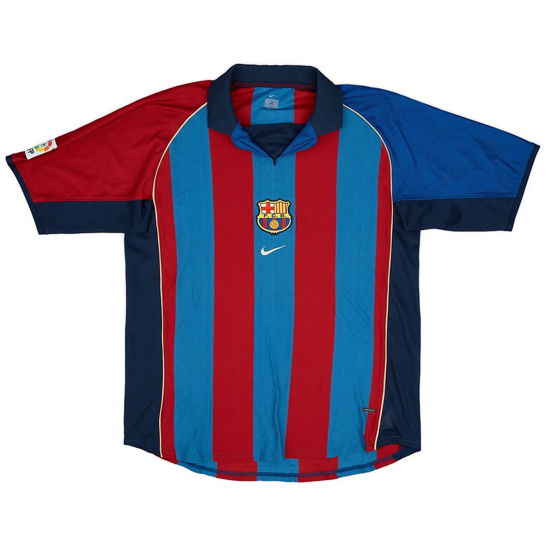 RIVALDO #10 Retro Barcelona Home Jersey 2001/02 - Reps Jerseys