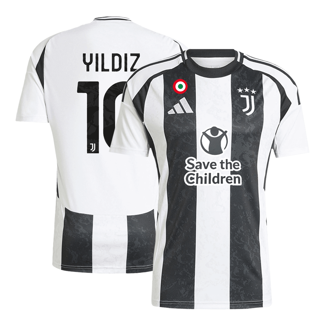 YILDIZ #10 Juventus Home Save The Children Jersey 2024/25 - Reps Jerseys