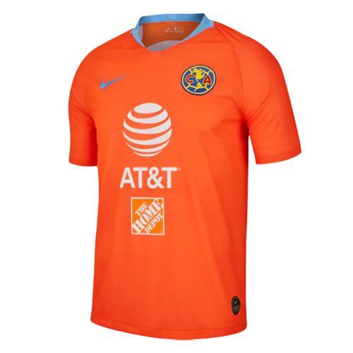2019 Club America Third Away Orange Soccer Jerseys Shirt - Reps Jerseys
