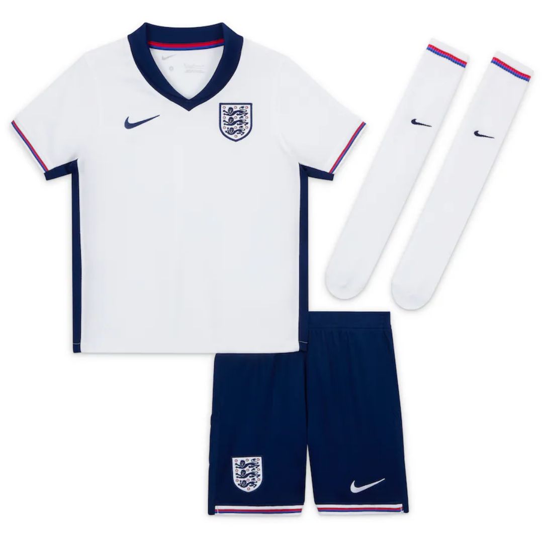 Kids England Home Full Jersey Kit Euro 2024 - Reps Jerseys