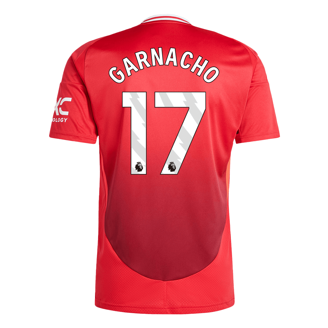 GARNACHO #17 Manchester United Home Jersey 2024/25 - Reps Jerseys