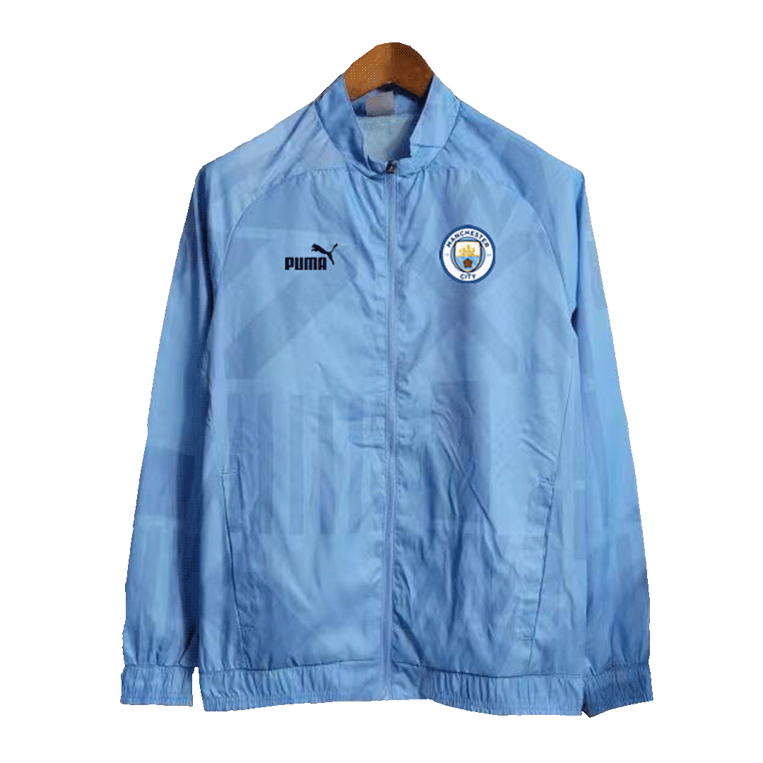 Manchester City Windbreaker Jacket Blue 2023/24 - Reps Jerseys