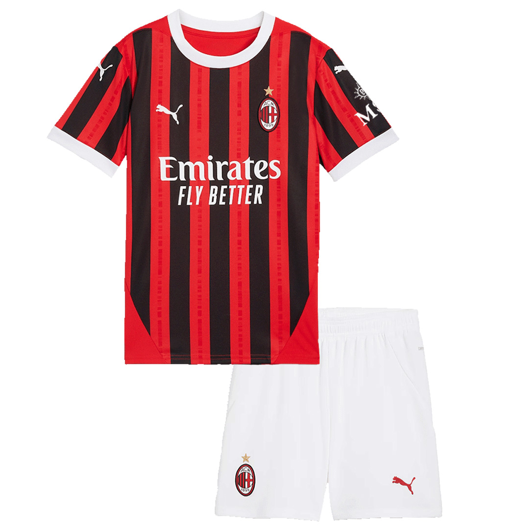 Kids AC Milan Home Jersey Kit 2024/25 - Reps Jerseys