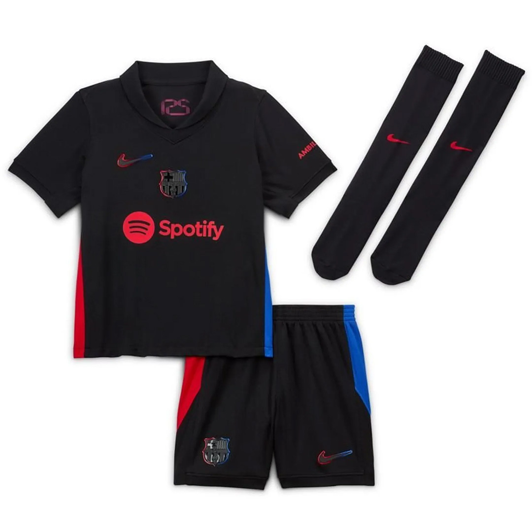 Kids Barcelona Away Full Kit(Jersey+Shorts+Socks) 2024/25 - Reps Jerseys