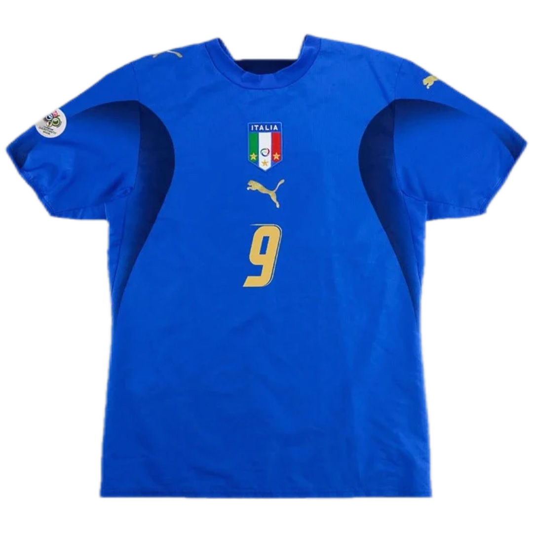 TONI #9 Italy Retro Home Jersey World Cup 2006 - Reps Jerseys