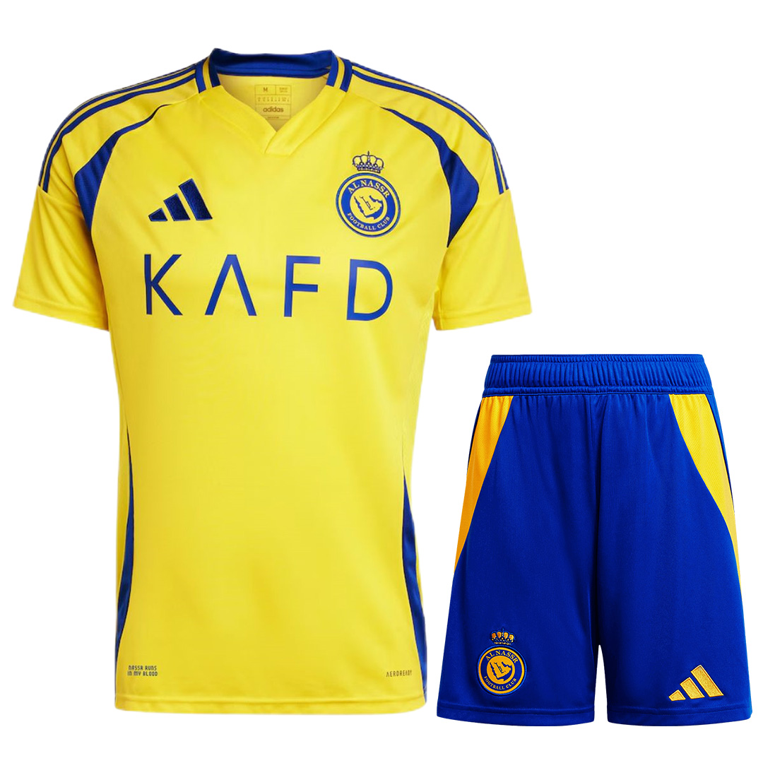 [Super Replica] Al Nassr Home Kit (Jersey+Shorts) 2024/25 - Reps Jerseys