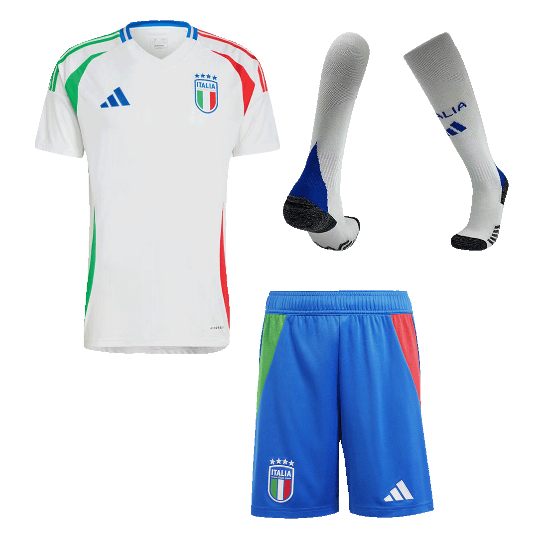 [Super Replica] Italy Away Whole Kit(Jersey+Shorts+Socks) Euro 2024 - Reps Jerseys