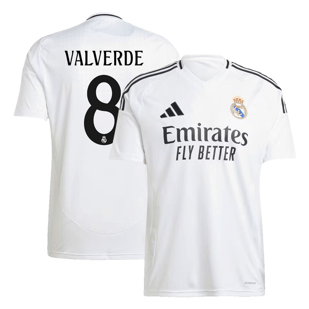 [Super Replica] VALVERDE #8 Real Madrid Home Jersey 2024/25 - Reps Jerseys