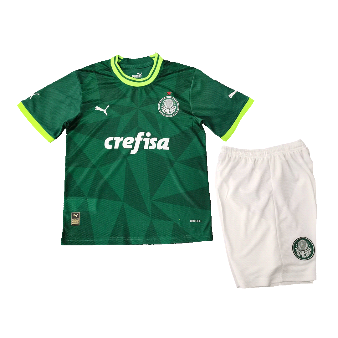 Kids SE Palmeiras Home Jersey Kit Replica 2023/24 - Reps Jerseys