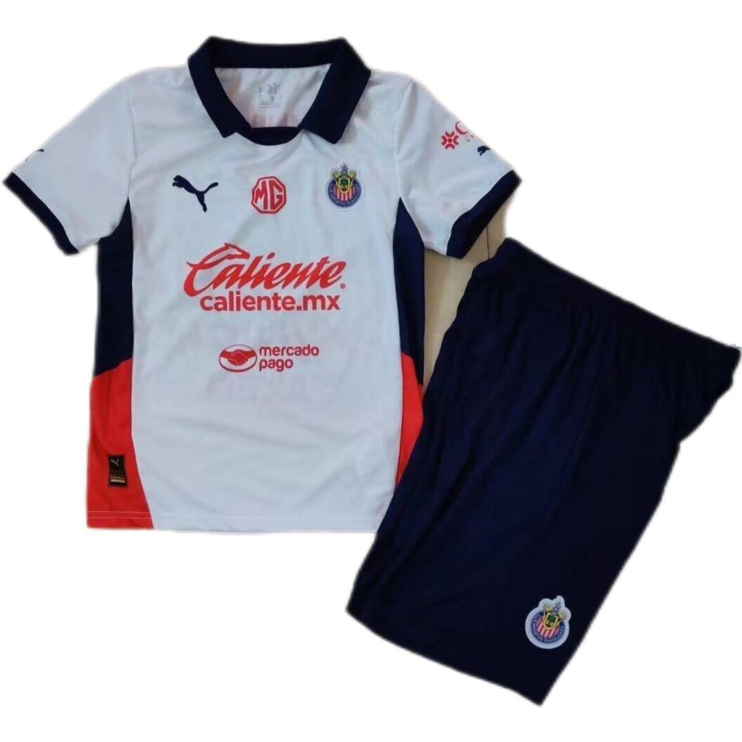 Kids Chivas Away Jersey Kit 2024/25 - Reps Jerseys