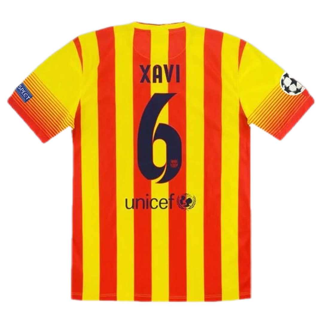 XAVI #6 Retro Barcelona Away Jersey 2013/14 - Reps Jerseys