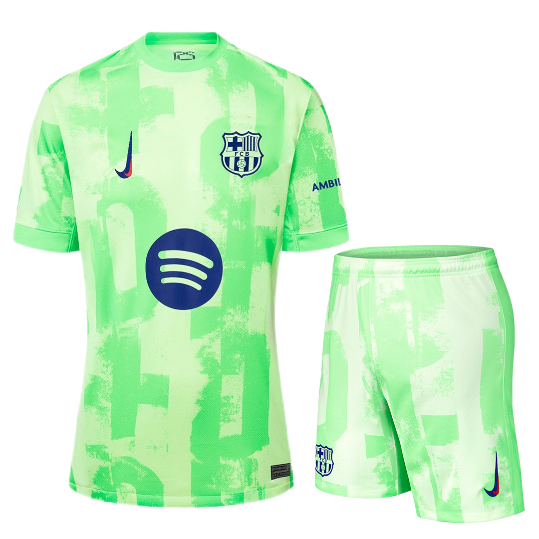 [Super Replica] Barcelona Third Spotify Logo Without Text Kit (Jersey+Shorts) 2024/25 - Reps Jerseys