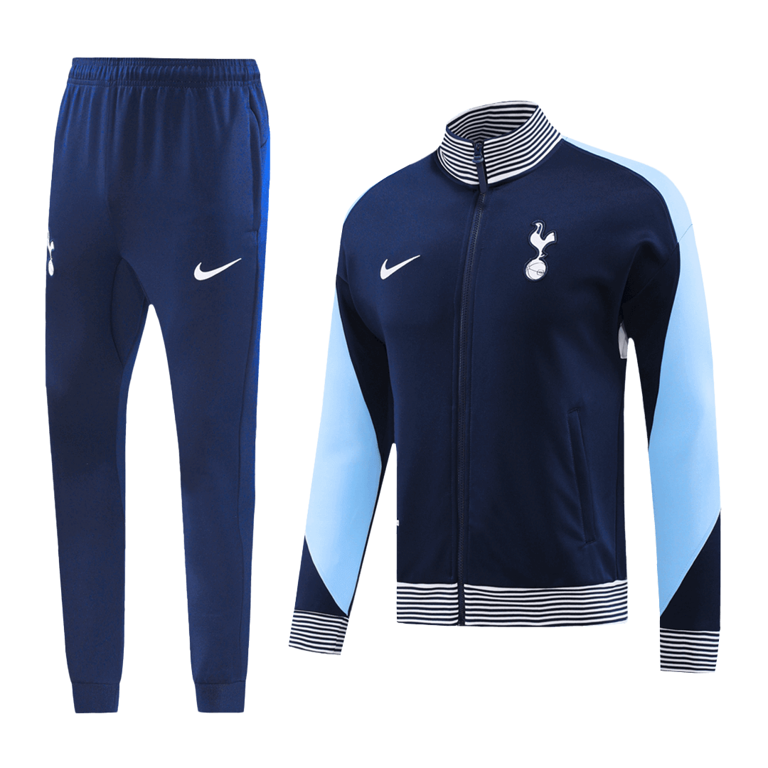 Tottenham Hotspur Full-Zip Training Kit (Jacket+Pants) Navy 2024/25 - Reps Jerseys
