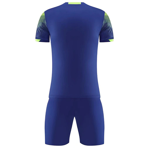 NK-907 Customize Team Blue&Green Soccer Jersey Kit(Shirt+Short) - Reps Jerseys
