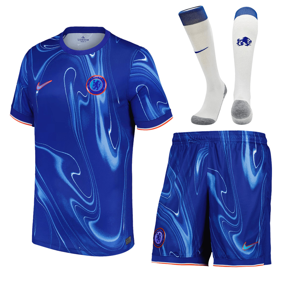 [Super Replica] Chelsea Home Full Kit(Jersey+Shorts+Socks) 2024/25 - Reps Jerseys
