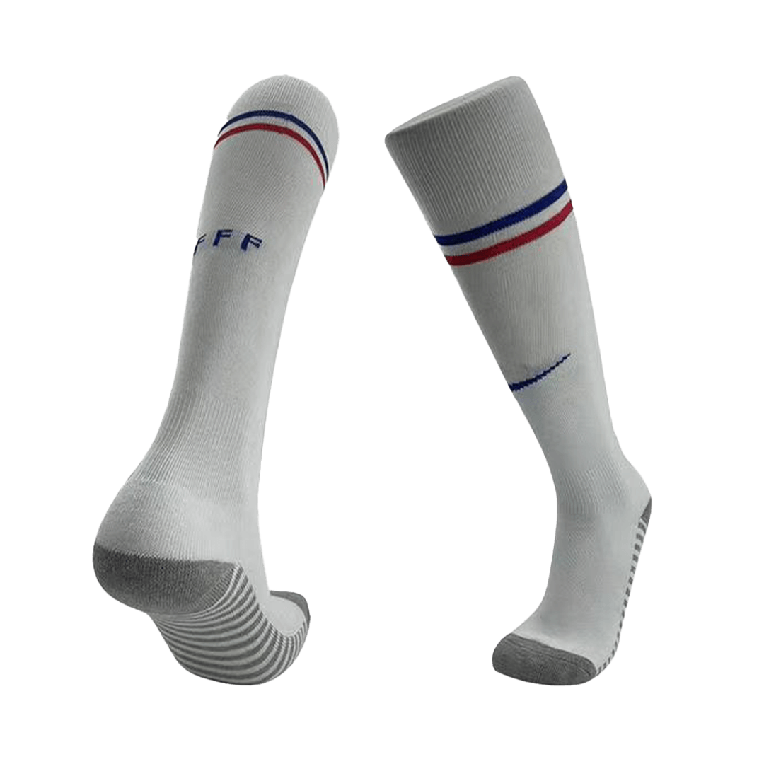 Kids France Away Soccer Socks 2024 - Reps Jerseys