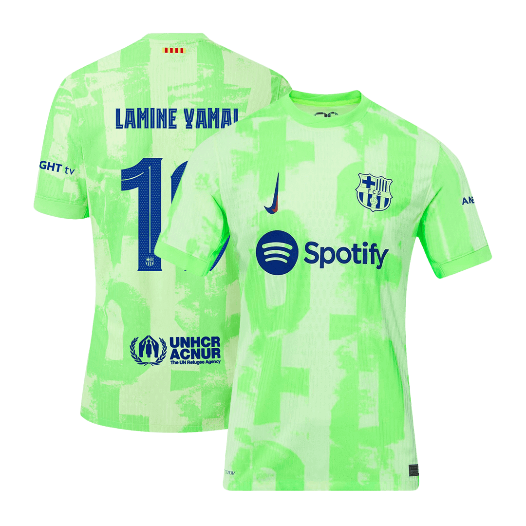 LAMINE YAMAL #19 Barcelona Third Jersey 2024/25 - UCL Font - Reps Jerseys