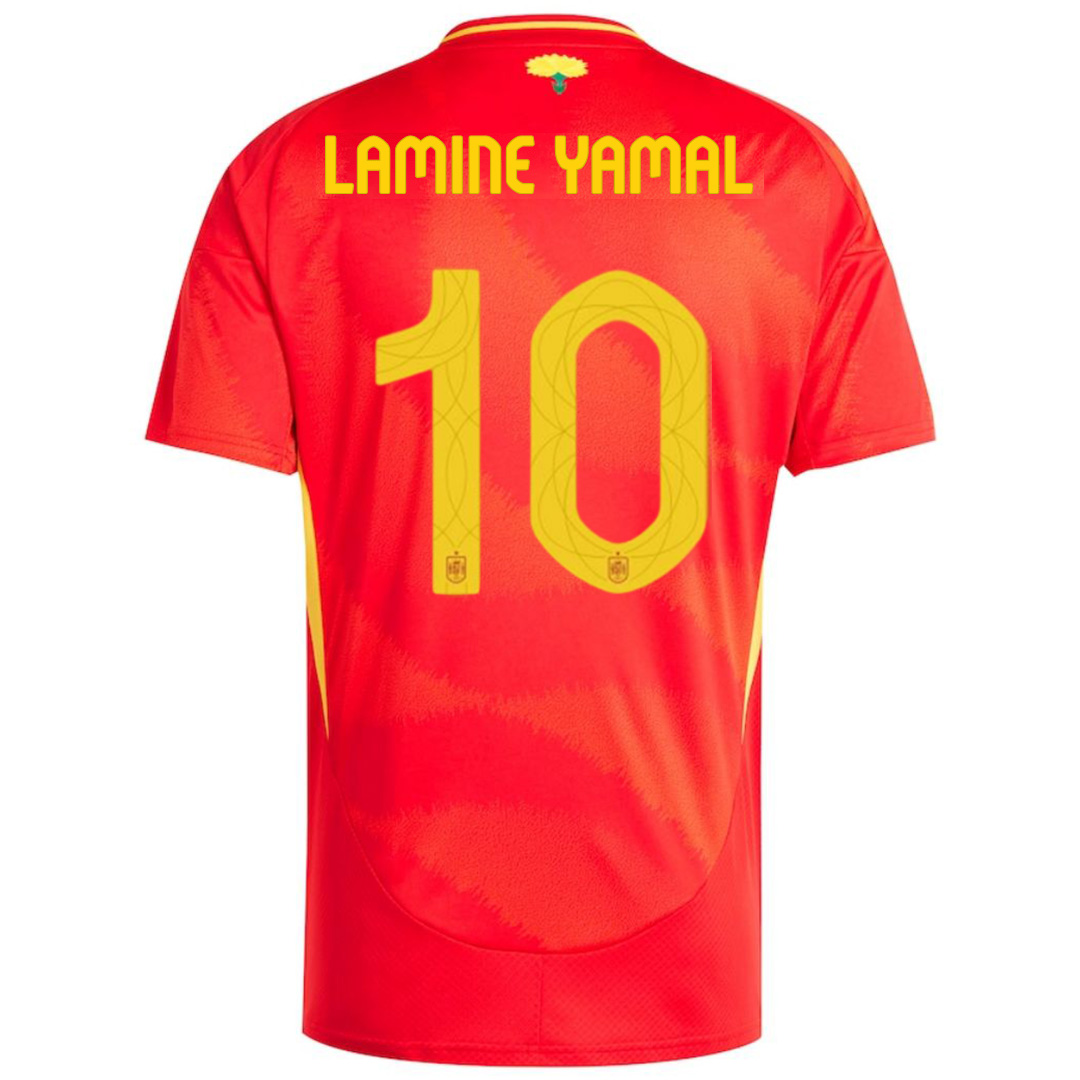 [Super Replica] LAMINE YAMAL #10 Spain Home Jersey Euro 2024 - Reps Jerseys