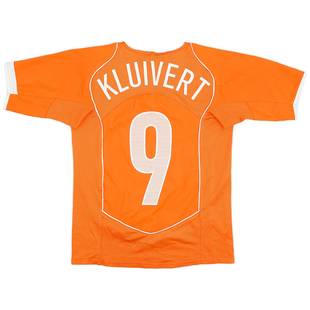 KLUIVERT #9 Netherlands Retro Jersey Home EURO 2004 - Reps Jerseys