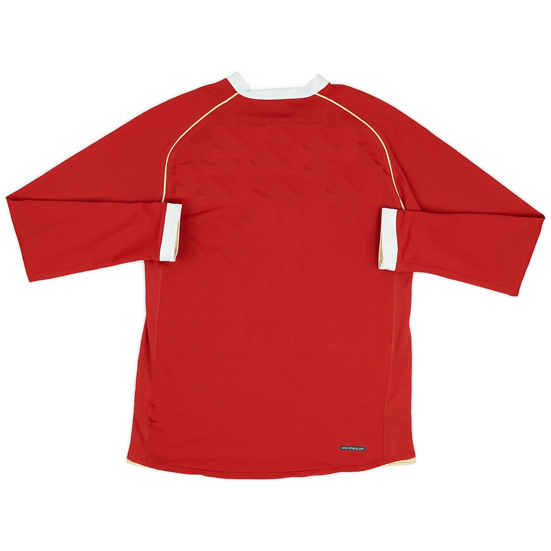 Manchester United Retro Jersey Long Sleeve Home 2006/07 - Reps Jerseys