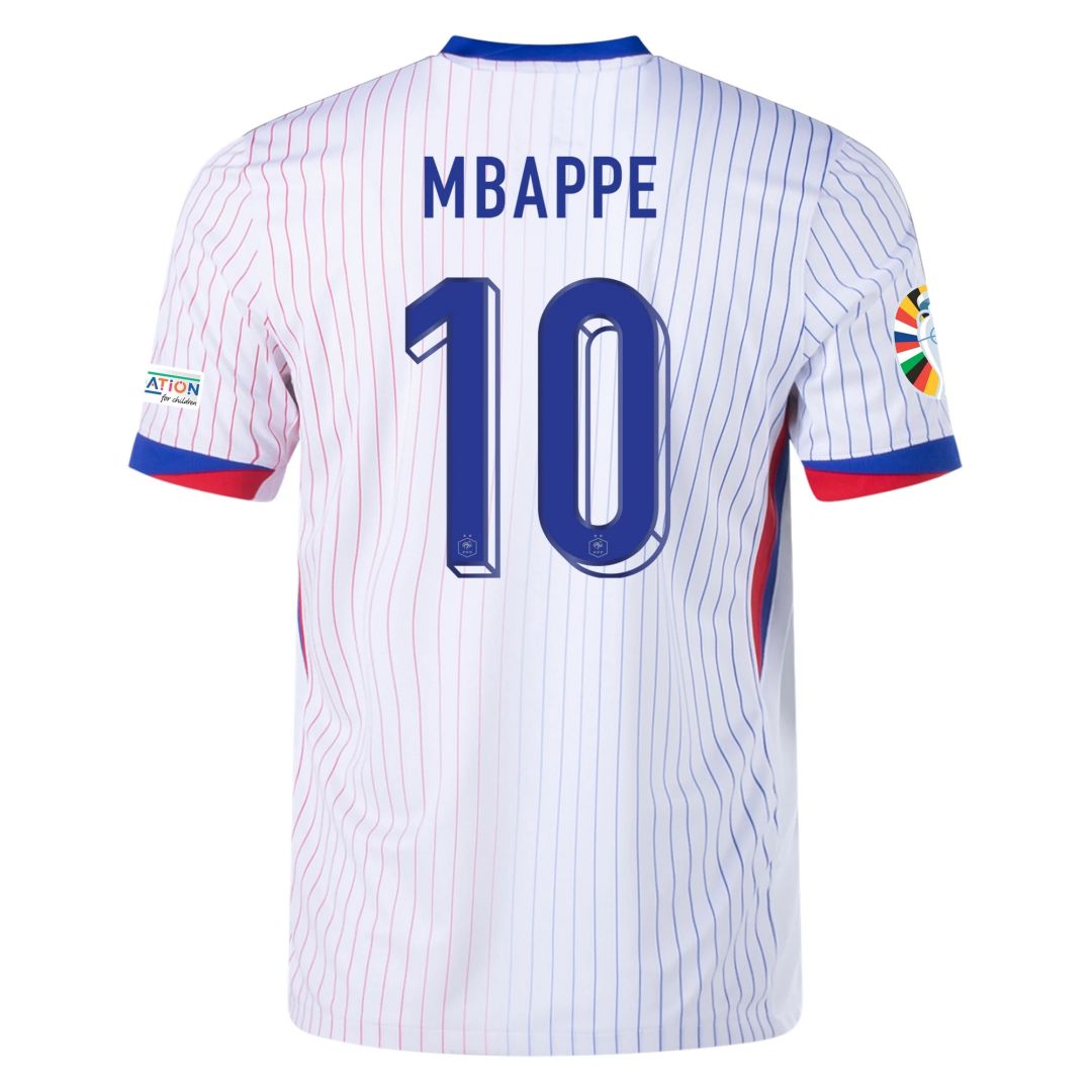 [Super Replica] MBAPPE #10 France Away Jersey Euro 2024 - Reps Jerseys