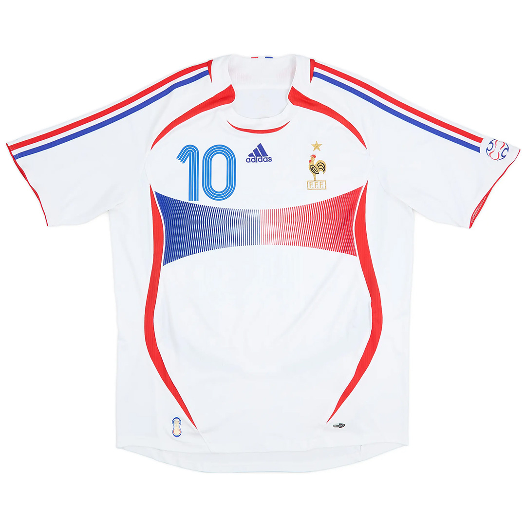 Zidane #10 France Retro Jersey Away World Cup 2006 - Reps Jerseys