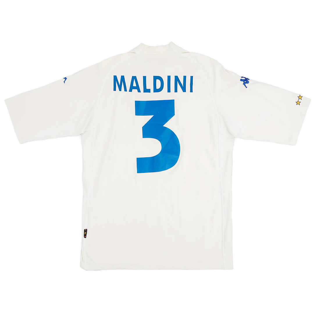 Maldini #3 Italy Retro Jersey Away Euro Cup 2000 - Reps Jerseys