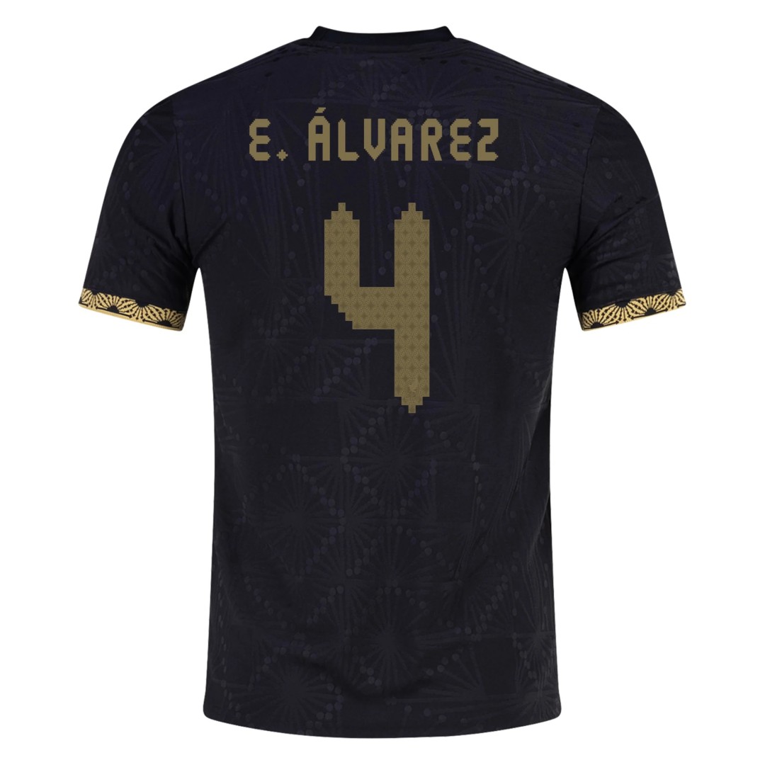 E. ÁLVAREZ #4 Mexico Third Jersey Gold Cup Player Version 2025 - Reps Jerseys
