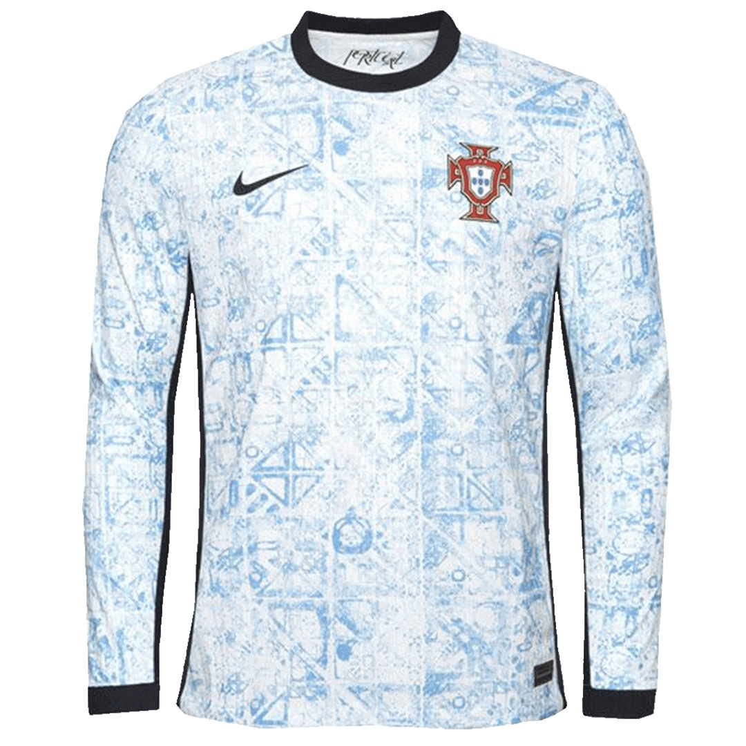 Portugal Away Long Sleeve Jersey Player Version Euro 2024 - Reps Jerseys
