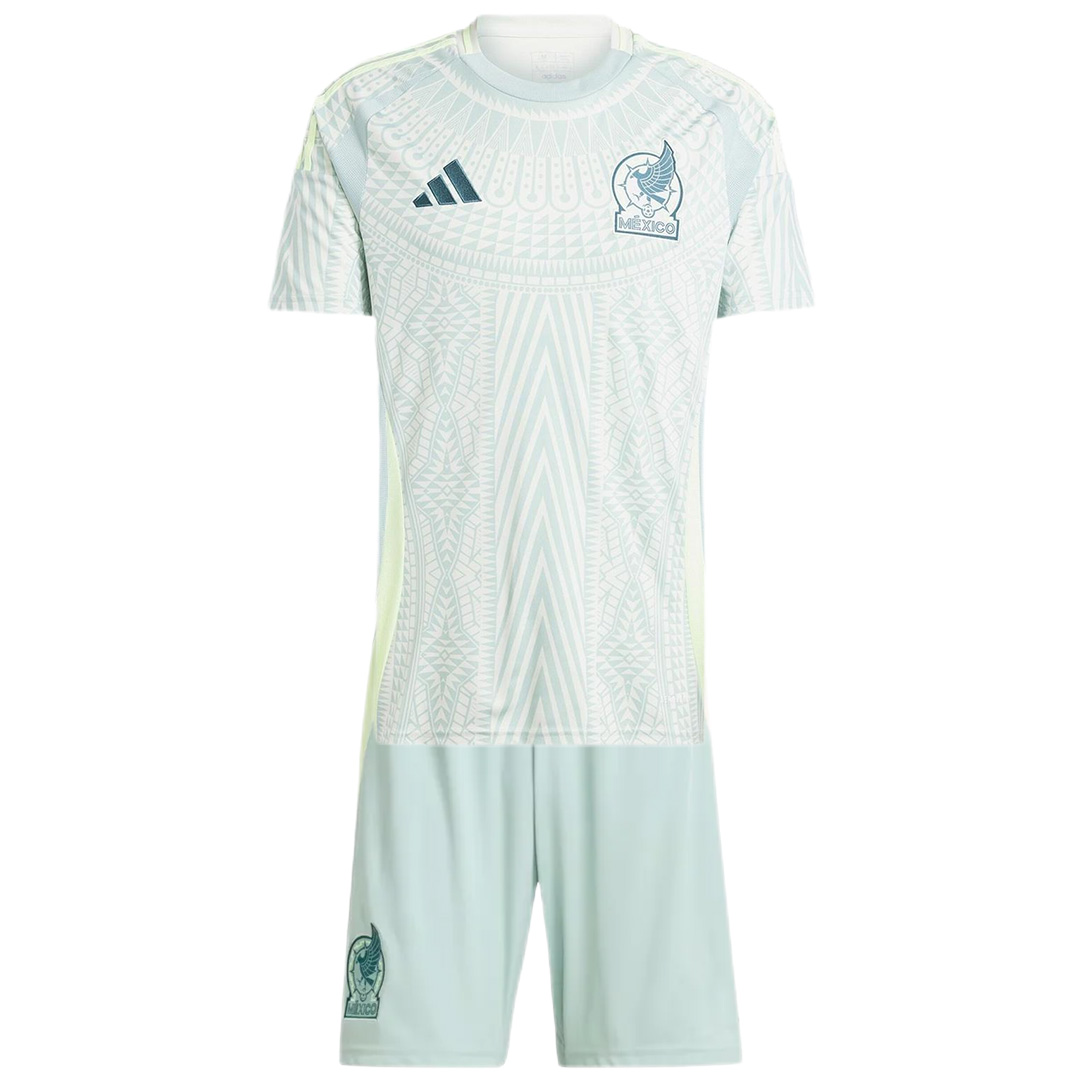 Kids Mexico Away Kit Jersey+Shorts 2024 - Reps Jerseys