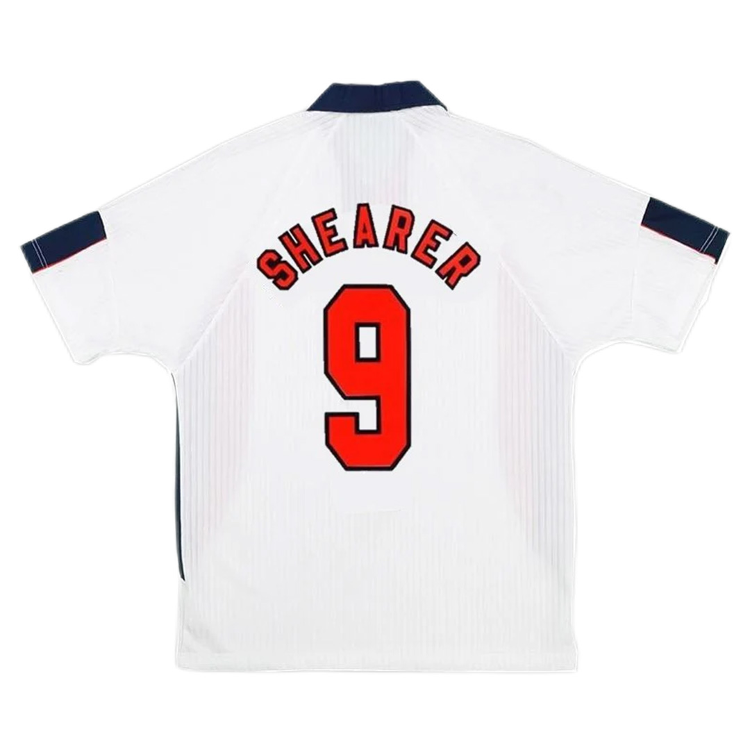 Shearer #9 Retro England Home Jersey World Cup 1998 - Reps Jerseys