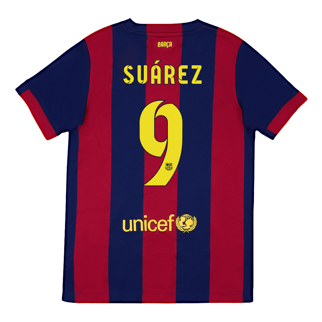 SUÁREZ #9 Retro Barcelona Home Jersey 2014/15 - Reps Jerseys