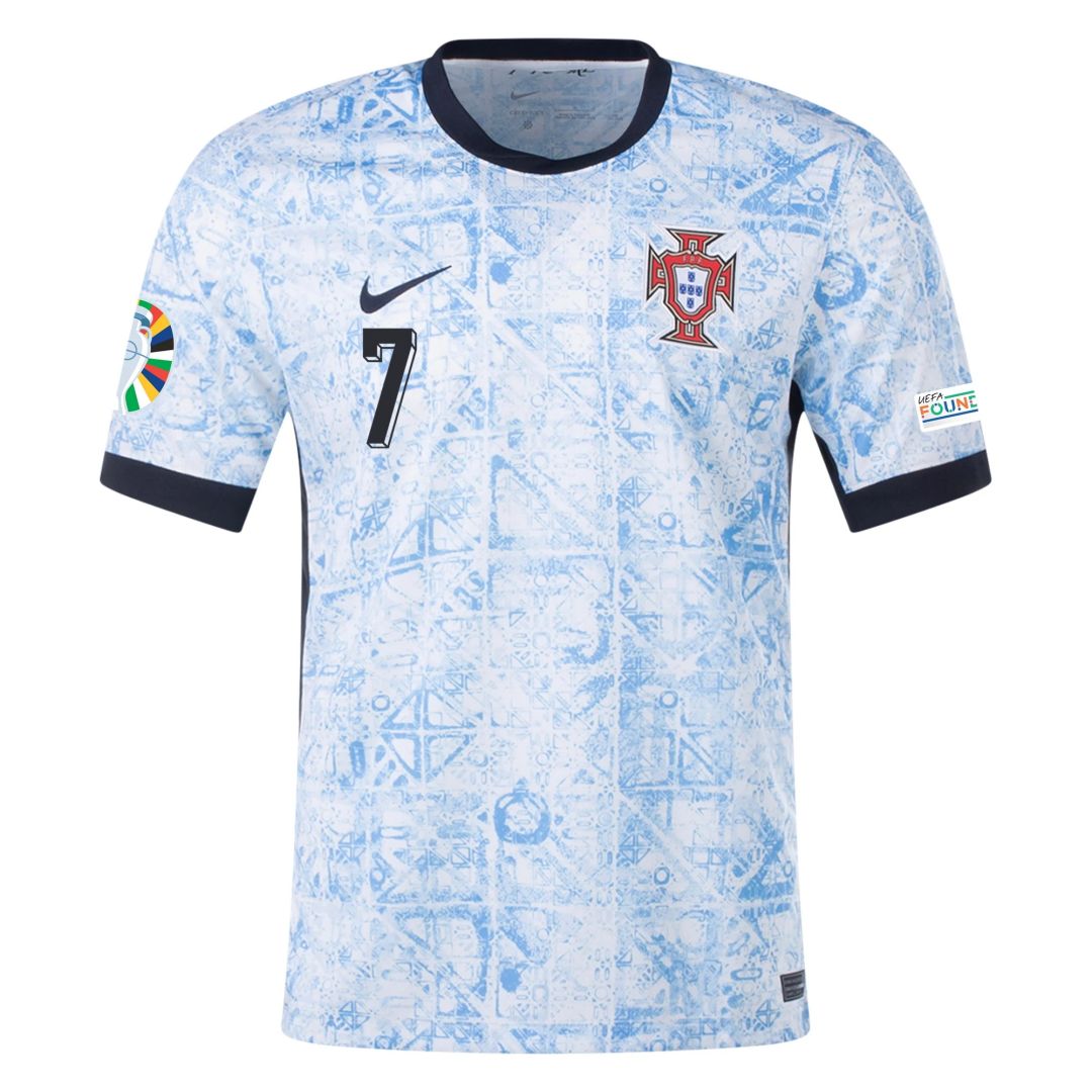 Ronaldo #7 Portugal Away Jersey Euro 2024 - Reps Jerseys
