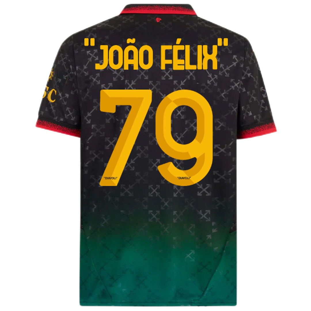 "JOÃO FÉLIX" #79 AC Milan Fourth Jersey 2024/25 - Reps Jerseys