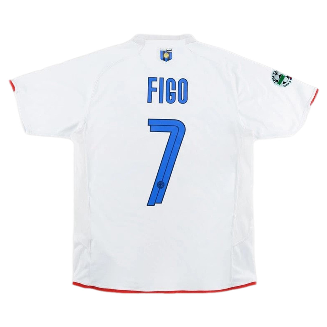 Figo #7 Retro Inter Milan 100th Anniversary Away Jersey 2007/08 - Reps Jerseys