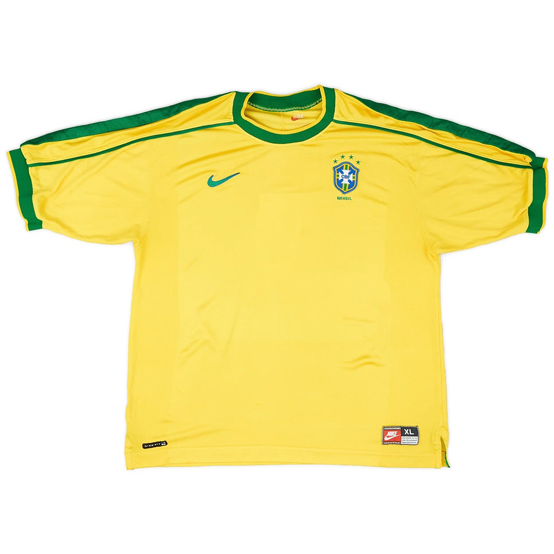 Retro Brazil Home Jersey World Cup 1998 - Reps Jerseys