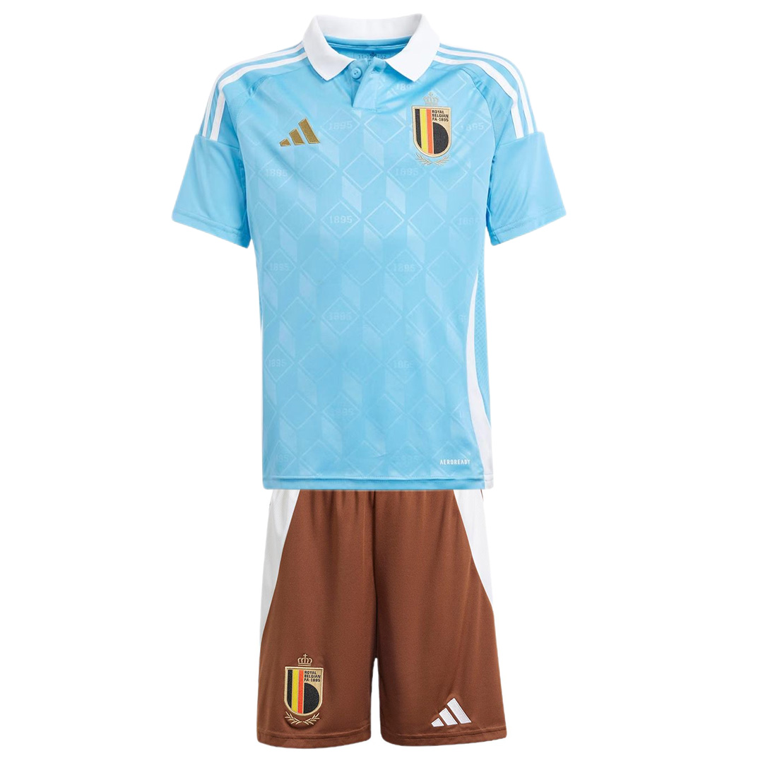 Kids Belgium Away Jersey Kit Euro 2024 - Reps Jerseys